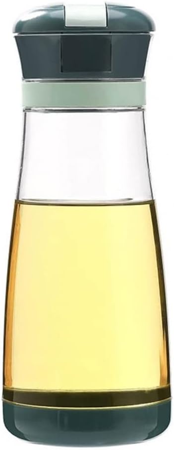 700ml Glass Cruet Oil Dispenser Bottle Oiler Kitchen Spice Automatic Sprayer(Gray)