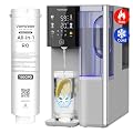 VonWater Countertop Reverse Osmosis Water Filter, Hot and Cold RO System with 2 Filters for Up to 4 Years of Life, 3s Instant Hot, 7-Stage RO Filtration, NSF/ANSI372/42/58 - C5 Bundle