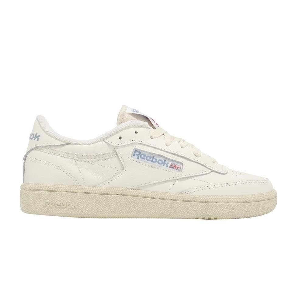 Basket Reebok Club C femme blanche : sneakers basses en cuir de tennis vintage et tendance