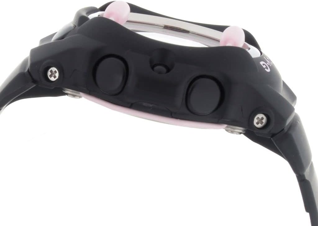 Casio G-Shock Women's Baby-G Digital Watch, Black/Pink (BLKPNK/1), One Size