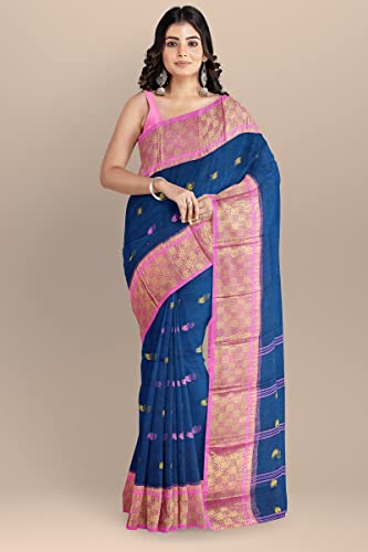 Image of Woven Tangail Pure Cotton Saree