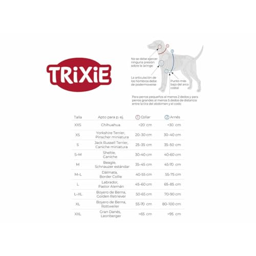 Trixie Premium Geschirr, S-M, 42-60 cm/15 mm, Aqua