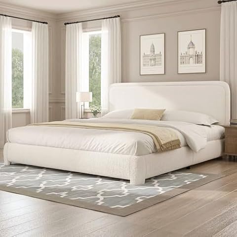 BarnFurin King Bed Frame Cover