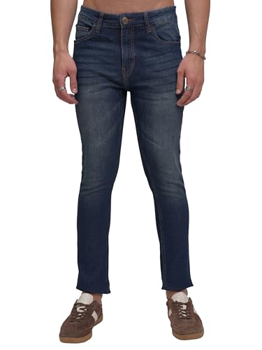 Image of Highlander Men's Straight Fit Jeans | Mid Rise | Stretchable | Sleek & Contemporary | Designed for Comfort & Ease of Movement| Jeans for Man
