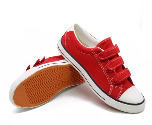 Image of Men Canvas Running Walking Casual Hook and Loop Tape Sneakers Shoes