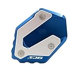 CONCEPTION: Ce coussin d'extension de béquille latérale est élégamment conçu pour correspondre à votre moto et ajouter un look unique.