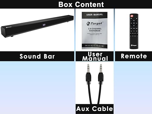 Image of Target TT-SBT-101 Soundbar 2.0 Channel 90 Watts RMS