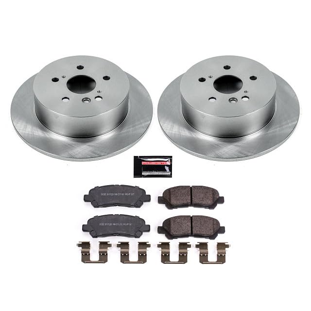 Image of PowerStop Z17 Replacement Brake Pad & Rotor Kit Rear KOE4714