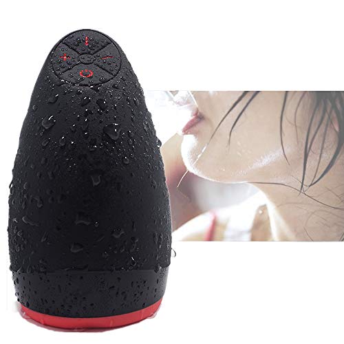 Rechargeable Sucking Cup for Men with 6 Modes - Waterproof Male Massage Toy with Intelligent Heating - Men's Delay Trainer