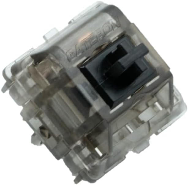 Gateron Black Ink V2 Linear MX Prelubed Switches 60g Spring 5 pin RGB for Custom Gaming Mechanical Keyboard (110 PCS)