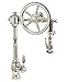 Waterstone 5100-PN Traditional The Wheel Pull Down Kitchen Faucet Polished Nickel