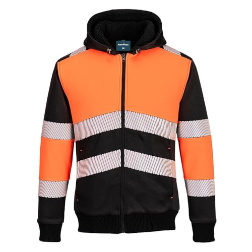 Sweat de classe 1 avec fermeture éclair et capuche Portwest PW377