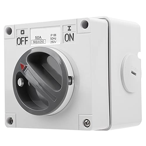 Boîtier isolateur extérieur IP66 2P50A ignifuge et anti-choc