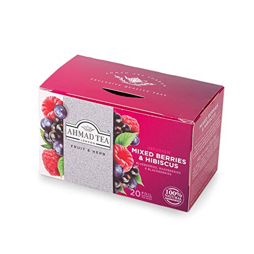 Ahmad Tea Mixed Berries 20 Bolsitas Té de Frutas, Mezcla de Frutas, 40 Gramos - Imagen 5