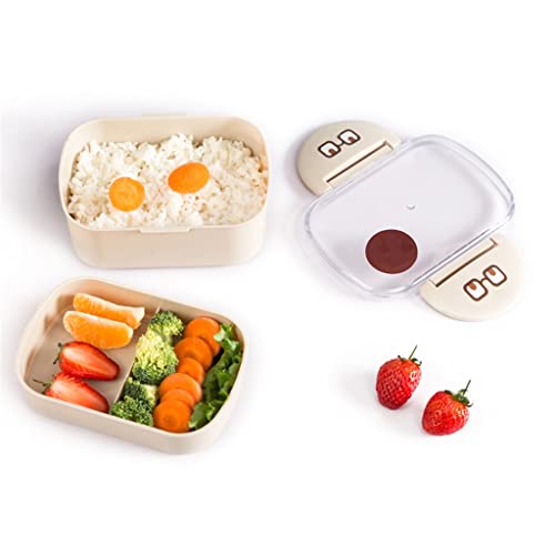 ZLJSHZS Doppelschichtige Mikrowelle, tragbare Obstaufbewahrung, Büroangestellte, tragbare Küchenutensilien