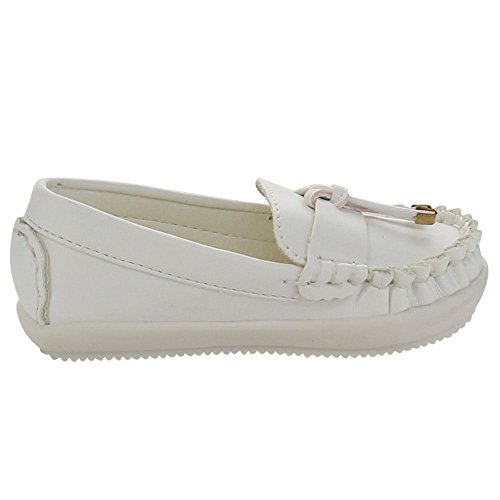 Via Pinky Beccy-62B Children Girl Comfort Slide On Moccasin Top Flat2