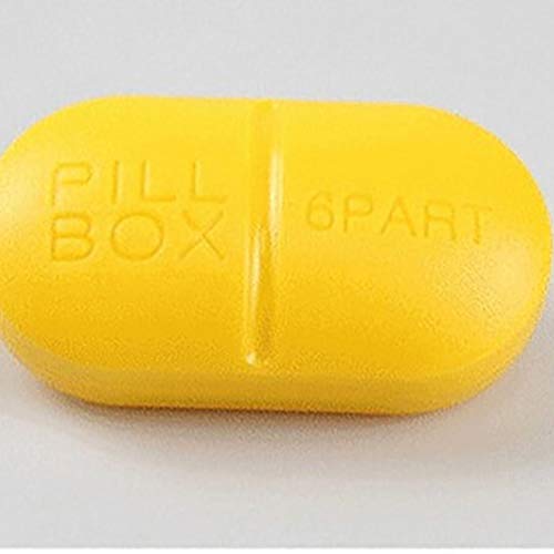 Mouchao Portable Size Candy Color Tiny Pill Box Portable Travel Vitamin Case Organizer