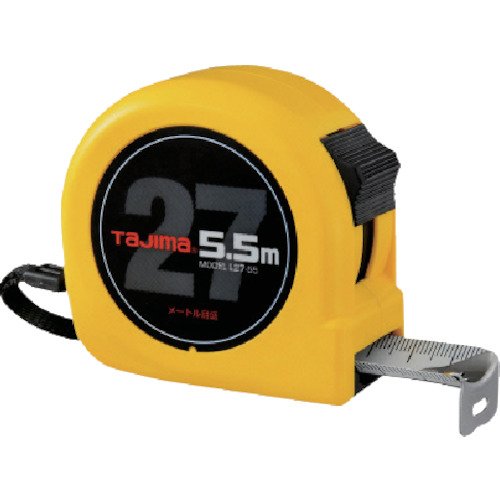 タジマ コンベックス 剛厚テープ5.5m×27mm ロック27 L27-55BL