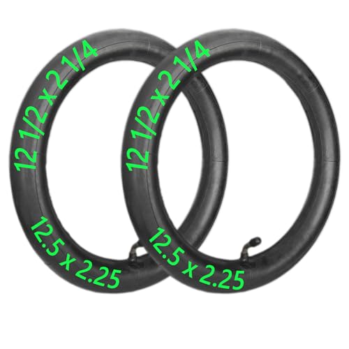 2-Pcs 12 1/2 x 2 1/4 Inner Tube 12.5x2.25 Inner Tube Bent Valve Stem