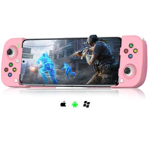 arVin Mobile Game Controller for Samsung Galaxy S23/S22/S21 Ultra, TCL, Tablet, Android Wireless Gamepad for iPhone 15/14/13/12, iOS, iPad, MacBook, PC Gaming Joystick with Back Button, Direct Play