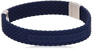 Tommy Hilfiger Mężczyźni Bransoleta, Niebieski, 19,5 cm