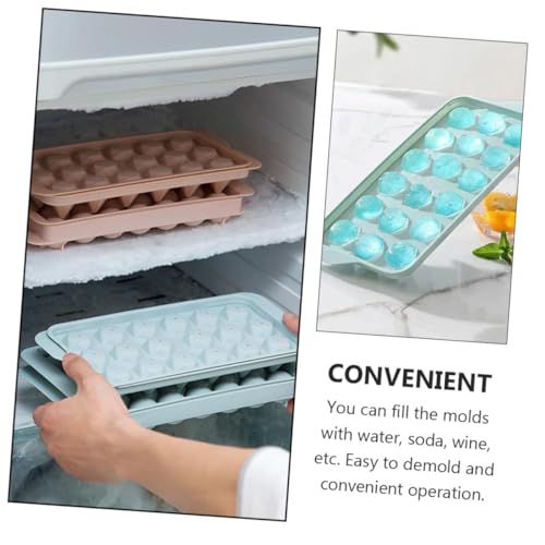 Toyvian 4 piezas moldes para cubitos de hielo de plástico miniatura 5