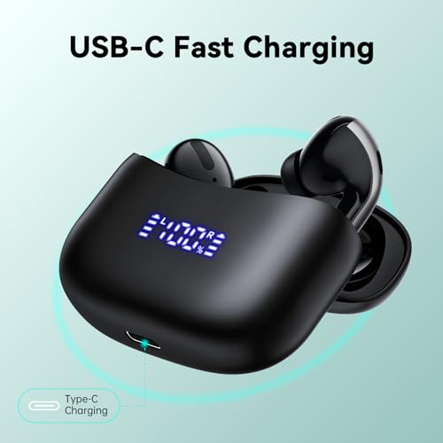 Image of OKEEFE Wireless Ear Buds Bluetooth Earbuds Translation Earbuds Real Time 70H Playtime Wireless Headphones AI Bluetooth Headphones for Travel Meeting Sports