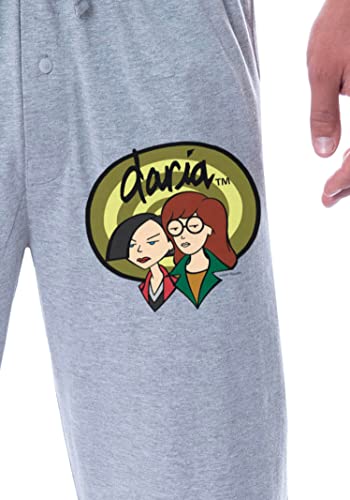 Daria Mens' TV Show Logo Icon Character Jane Sleep Pajama Pants (Large)3