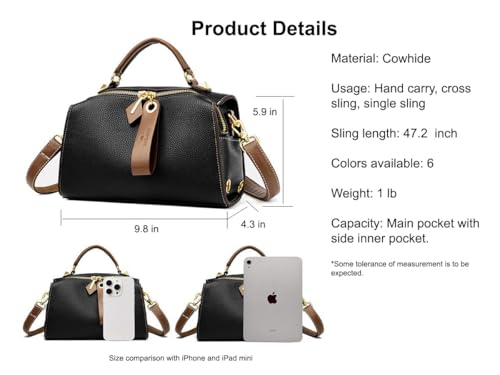Crossbody Bags for Women Shoulder Bags Faux Leather Handbag Dual Straps, Dual Directional Zipper Medium Purse with Top Handle3
