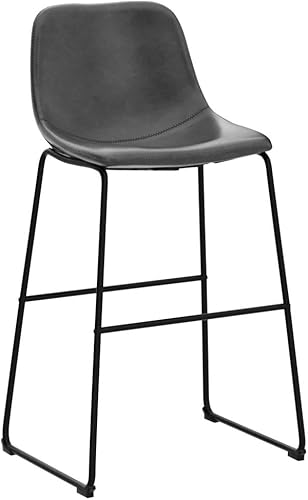 Miniatura 119 de TAVR Juego de 2 sillas de comedor, taburetes de altura de mostrador sin brazos con respaldo que soporta hasta 500 libras para el hogar, cocina,