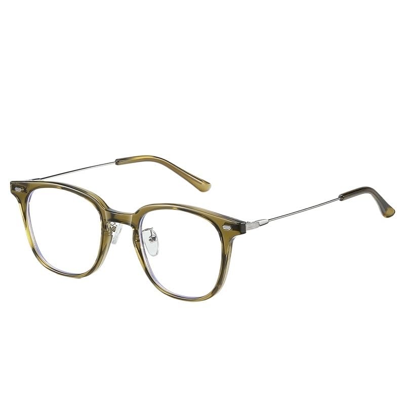 ZHUYIQZ Gafas de Lectura ovaladas Retro for Mujer, antiluz Azul, for Ordenador y presbicia.(C3,3.00)
