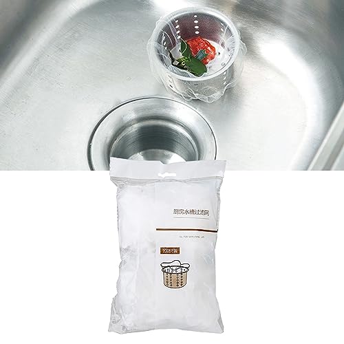 Filtro de basura para fregadero de cocina, red de poliéster de alta densidad, elástica y sin olor (100 piezas) miniatura 3
