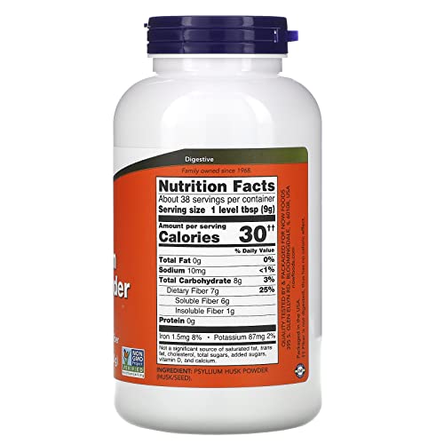 Now Psyllium Husk Powder, 12-Ounces (Pack Of 3) #TOP1