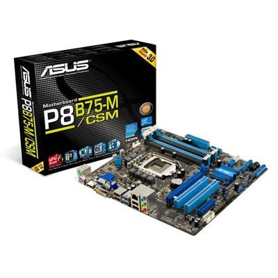 ASUS MOTHERBOARD, Asus P8B75-M/CSM Desktop Motherboard - Intel B75 Express Chipset - Socket H2 LGA-1