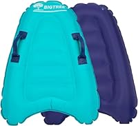 Aufblasbares Bodyboard mit Griffen, Tragbares Bodyboard Schwimmbrett Faltbares Surfboard, Surfbrett für Erwachsene zum Strandsurfen Pool Schwimmen Sommer Wassersport