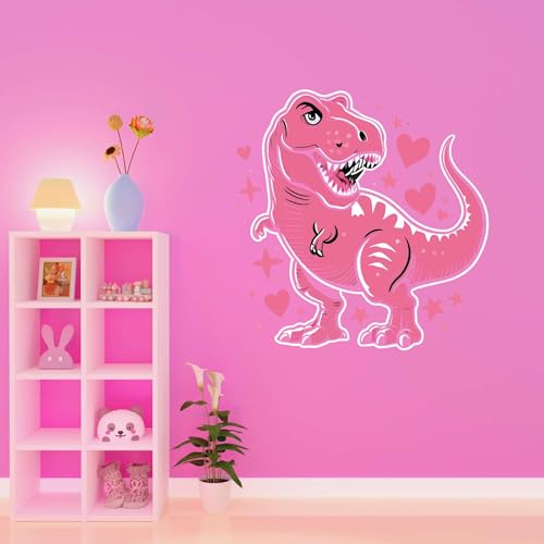 Autocollant dinosaure préhistorique en vinyle carré 50,8 cm