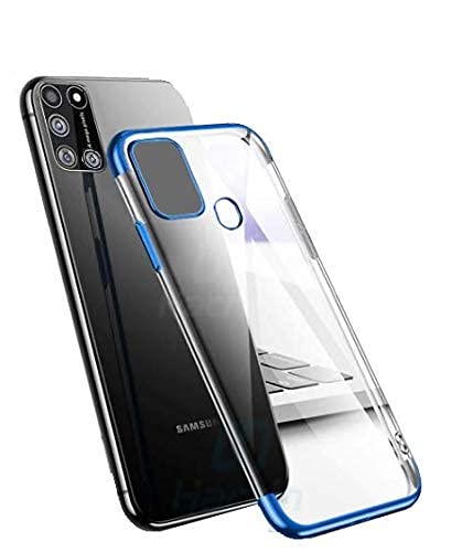 Image of MOBITUSSION Sleek Anti Slip Camera Protection Soft Transparent TPU Back Cover case for Samsung M31s