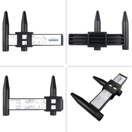 Image of WHEEL CONNECT PCD Gauge,Wheel /Rim Bolt Pattern Measuring Tool, PCD Ruler, Sliding Caliper for 4 5 6 8 Holes, Style-B