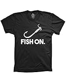 Fish on Shirt Funny Fishing and Hunting Shirts, Large