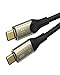 Ladekabel Schnellladekabel  günstig Kaufen-VOLTME USB4.0 240W Kabel, PD3.1 Zertifiziert USB C Schnellladekabel Datenübertragung 40Gbps, 8K@60Hz Videoübertragung mit Thunderbolt 1,2m Kompatibel mit iPhone, Samsung, Monitor, Dock, Schwarz