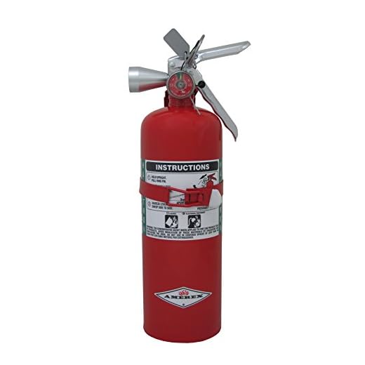 Amerex B386T, 5lb Halotron I Class B C Fire Extinguisher