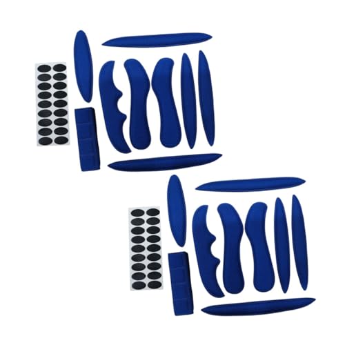 Yardwe 2Sets Replacement Sponge Pads for Bicycle and Electric Sweat Absorbing Impact Resistant Easy to Clean