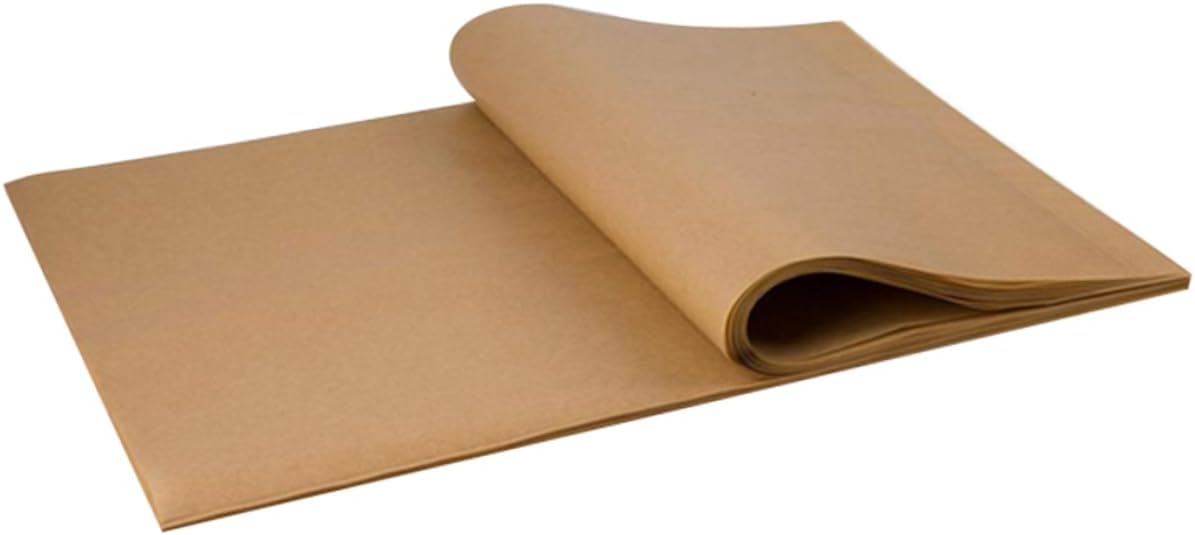 200pcs Non-stick Baking Paper Unbleached Oil-absorbing Bbq Paper for Air Fryer and Oven Oilproof Cooking Parchment for Easy Cleanup