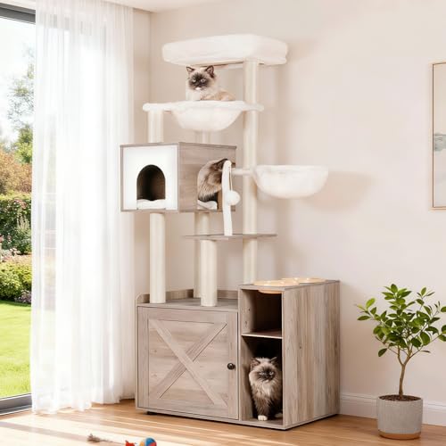 Hey-brother All-in-One Cat Tree
