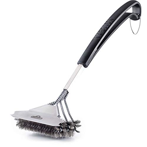 Preisvergleich Produktbild Napoleon Grillbürste 3-reihig schwarz Edelstahl 62057