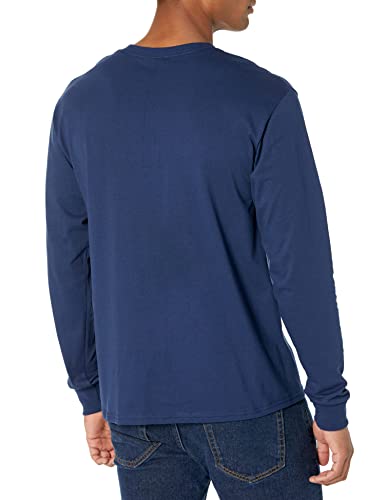 Image of Hanes Men's Beefy Long Sleeve Shirt, 1 or 2 Pack