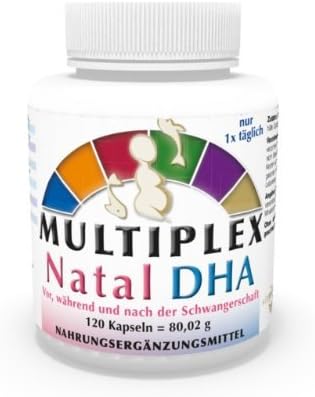 Vita World Prenatal Multivitamin Dha 120 Capsules Omega 3 Natal Made in Germany