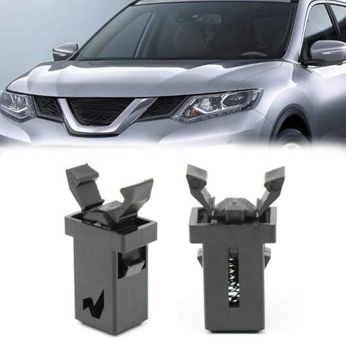fitfoyo 2Pcs Sunglasses Holder Catch Latch Clip for Nissan X-Trail Navara D40 Pathfinder