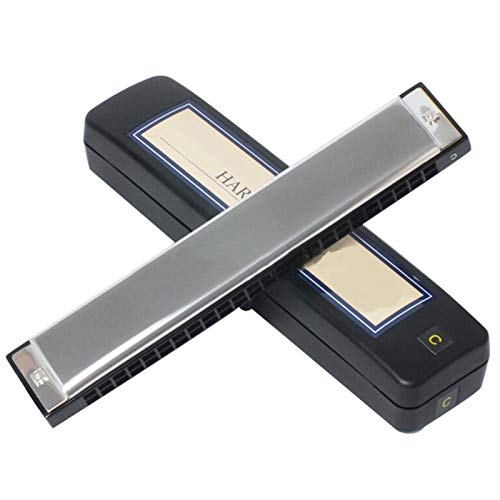 KIRANDIE Harmonica 24 Trous Key C Instruments de Musique for débutant (Color : Key DB) - Les Beatles, Paul McCartney, John Lennon, RIngo Starr, George Harrison KIRANDIE Harmonica 24 Trous Key C Instruments de Musique for débutant (Color : Key DB) – Image 3