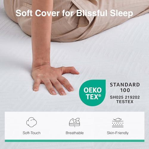 Image of Novilla Queen Size Mattress, 10 Inch Memory Foam Mattress Queen in a Box with Comfort Foam for Contour Support & Motion Isolation & Edge Support, CertiPUR-US Certified